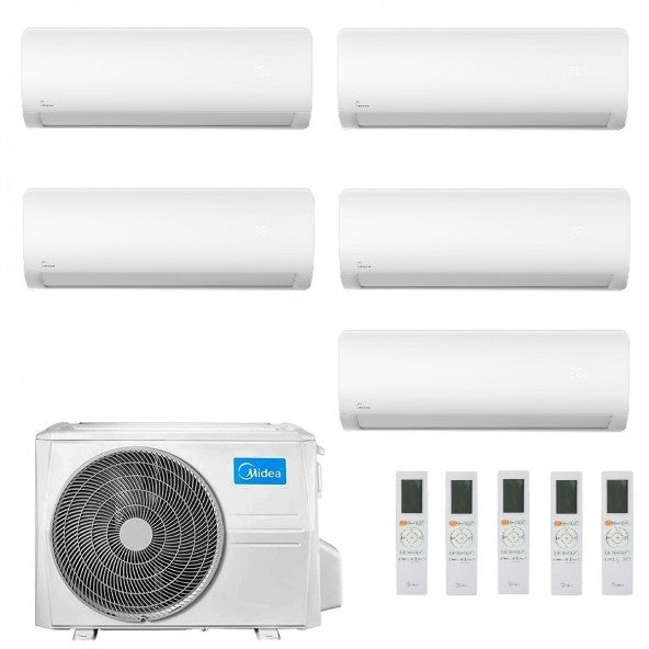 Air conditioner penta-split Midea Xtreme Pro Green 9+9+9+12+12 Btu with M5OE-42 R-32 built-in Wi-Fi