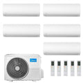Air conditioner penta-split Midea Xtreme Pro Green 9+9+9+12+18 Btu with M5OE-42 R-32 built-in Wi-Fi