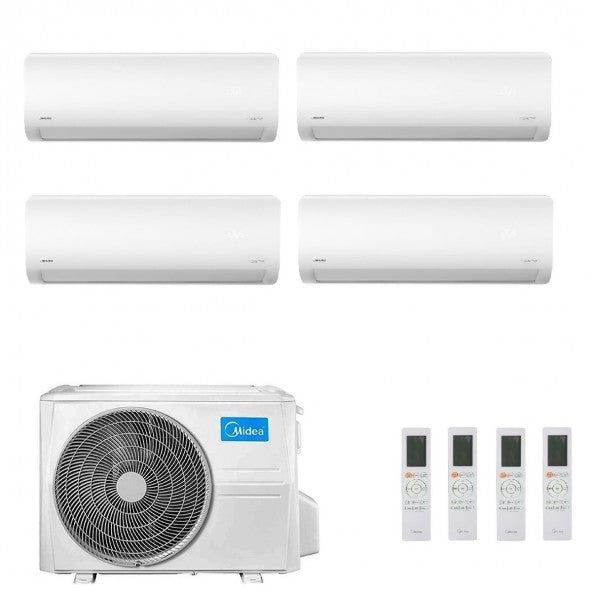 Air conditioner quad-split Midea Xtreme Pro Green 9+9+9+9 Btu with M4OE-28 R-32 built-in Wi-Fi