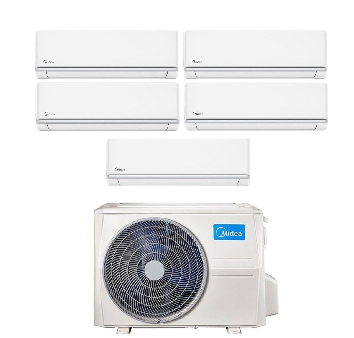 Midea Elegance M5OE-42HFN8-Q pentasplit airconditioner