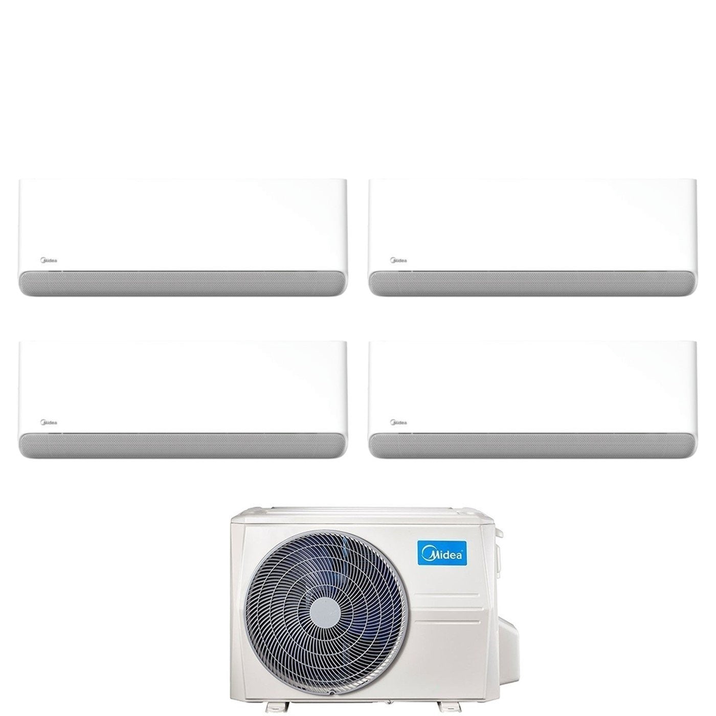 Midea Breezeless E Quadsplit airconditioner 9+9+12+12
