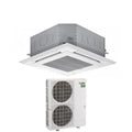 Mitsubishi Electric Air Conditioner 90x90 4-Way Cassette 34000 Btu PLA-M100EA + PUZ-M100YKA Three-Phase R-32 Wi-Fi Optional with Grille Included