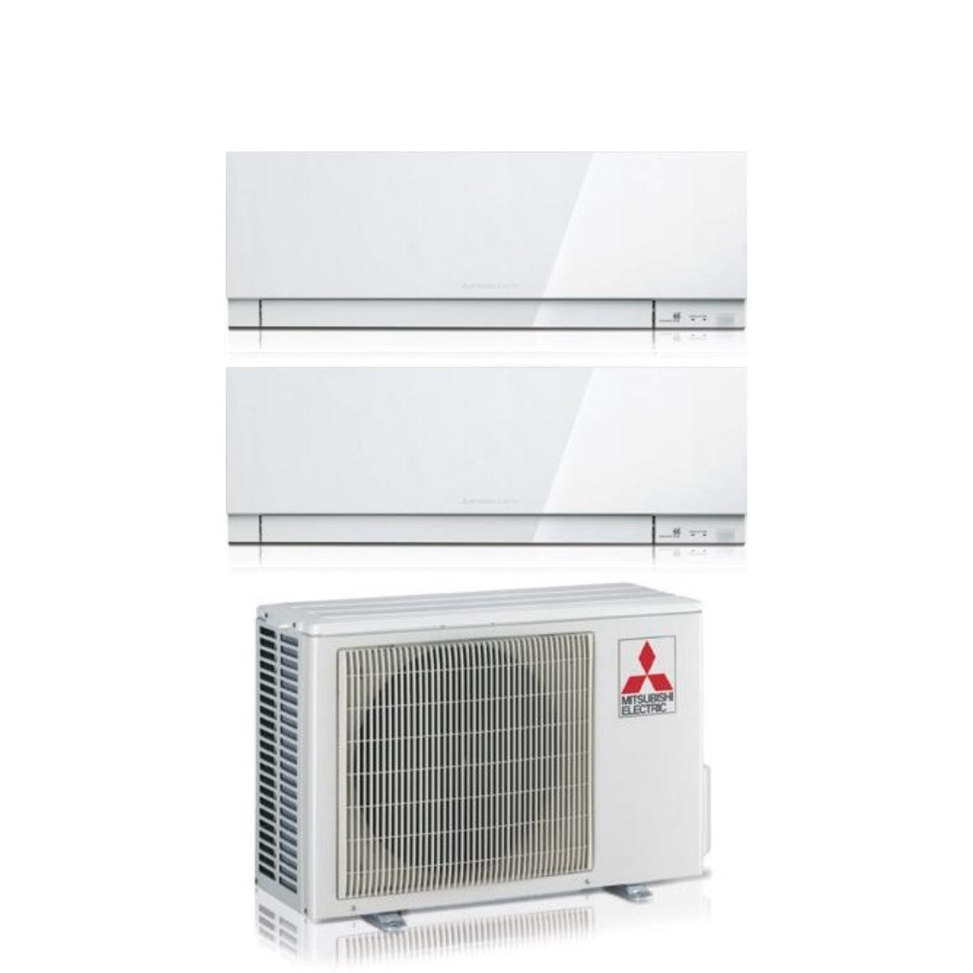 Air conditioner dual-split Mitsubishi Electric Kirigamine Zen White 18+18 with MXZ-3F68VF R-32 built-in Wi-Fi white