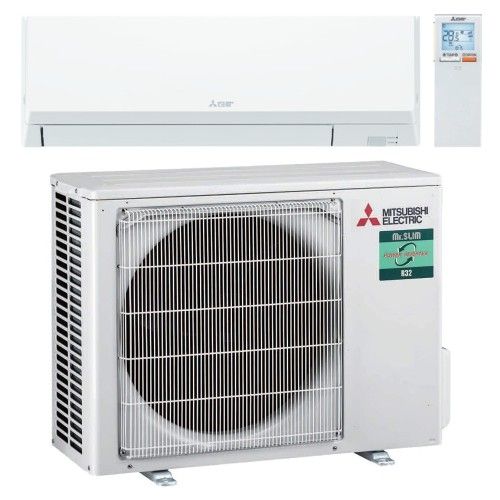 Air conditioner Mitsubishi Electric Power Inverter 12000 Btu series PKA-M35LAL2 + PUZ-ZM35VKA2 R-32 optional Wi-Fi Classe A++/A+
