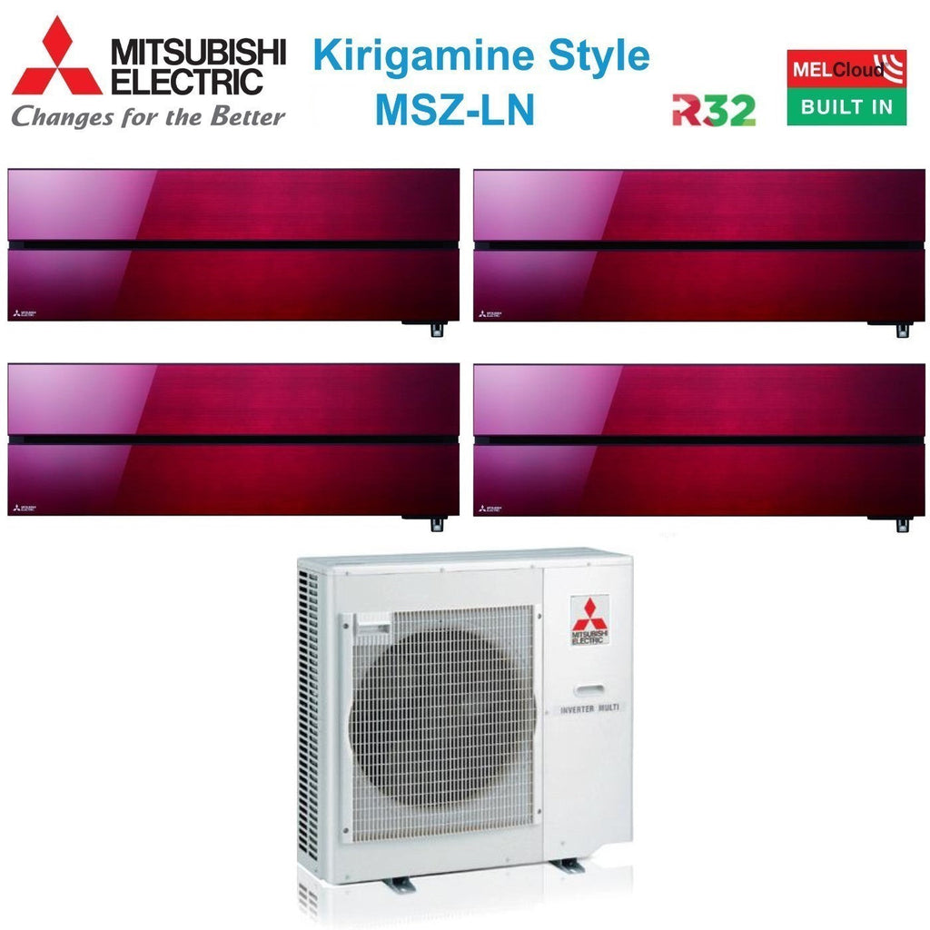 Mitsubishi MSZ-LN Kirigamine Style airconditioner 3x9000+12000