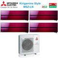 Mitsubishi MSZ-LN Kirigamine Style airconditioner 3x9000+12000