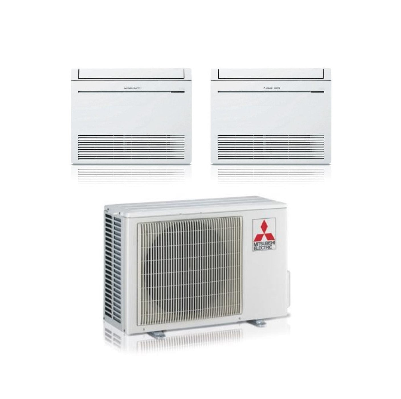 Mitsubishi Electric MFZ-KT25VG/MFZ-KT35VG dual split vloerconsole
