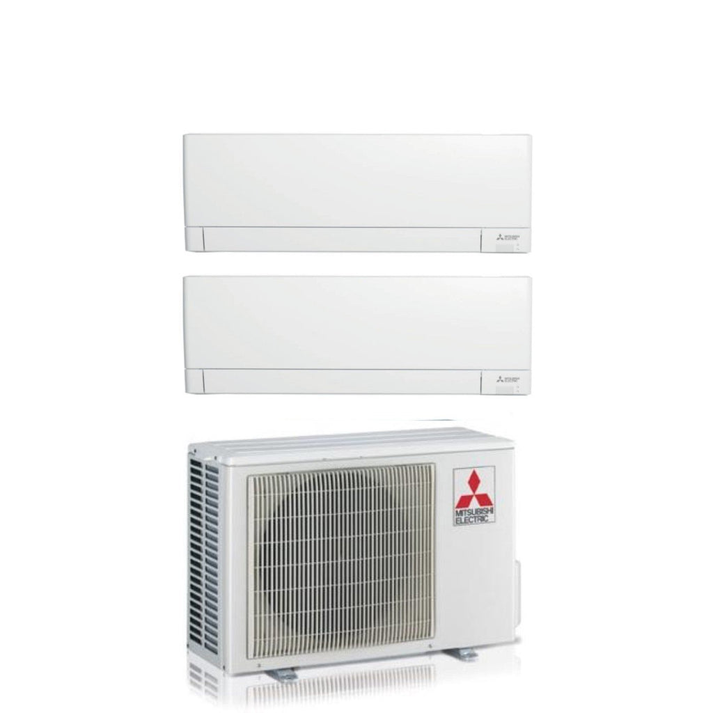 Condizionatore Dual Split Mitsubishi Electric MSZ-AY 7+7 con MXZ-2F42VF R-32 Wi-Fi Integrato