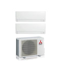 Condizionatore Dual Split Mitsubishi Electric MSZ-AY 7+7 con MXZ-2F33VF R-32 Wi-Fi Integrato