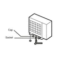 Mitsubishi Electric PAC-SG61DS-E afsluitkit condensafvoer buitenunit
