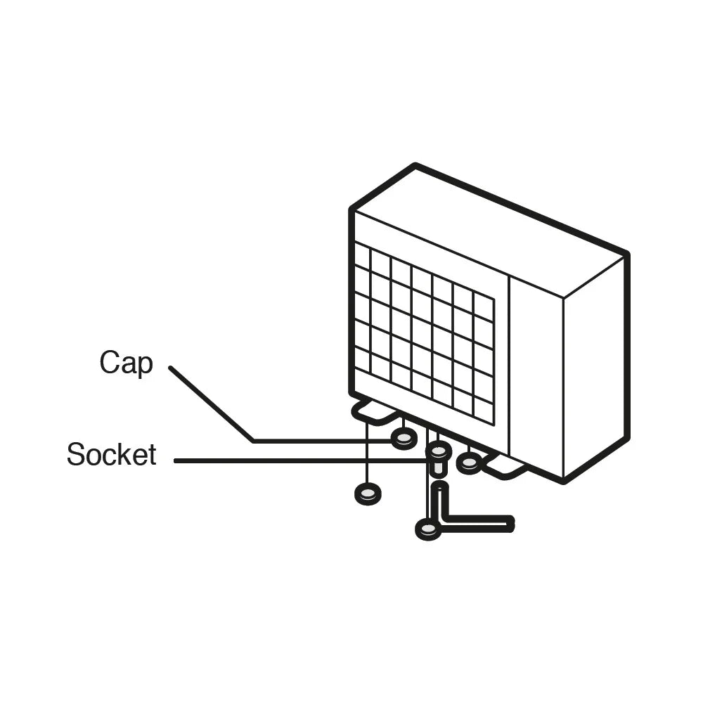 Mitsubishi Electric PAC-SG61DS-E afsluitkit condensafvoer buitenunit