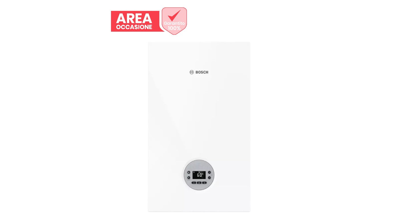 AREA OCCASIONI 5122 Caldaia a Condensazione Junkers Bosch CONDENS 1200 W GC1200W 24/24 C 23 Metano con Kit Scarico Fumi