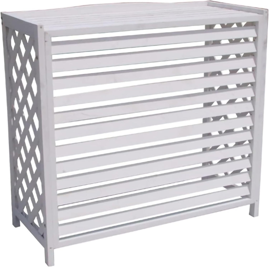 Copertura Copri Unità Esterna OneClima per Air conditioner 9000 e 12000 Btu In Legno white 80x47x77