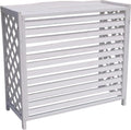 Copertura Copri Unità Esterna OneClima per Air conditioner 9000 e 12000 Btu In Legno white 80x47x77