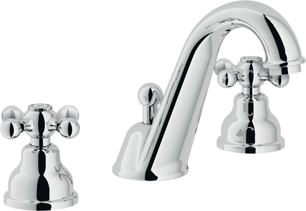 Rubinetto Lavabo with 3 fori Nobili series Grazia Finitura Cromo GRC5011/1CR