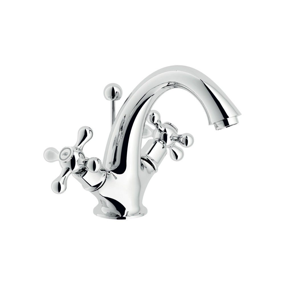 Rubinetto Lavabo Monoforo Nobili Grazia GRC5118/6CR con Finitura Cromo