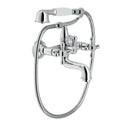 Rubinetto Miscelatore Vasca Esterno Doccetta 1 Getto Muro CR Nobili series Grazia finitura Cromo art. GRC5001CR