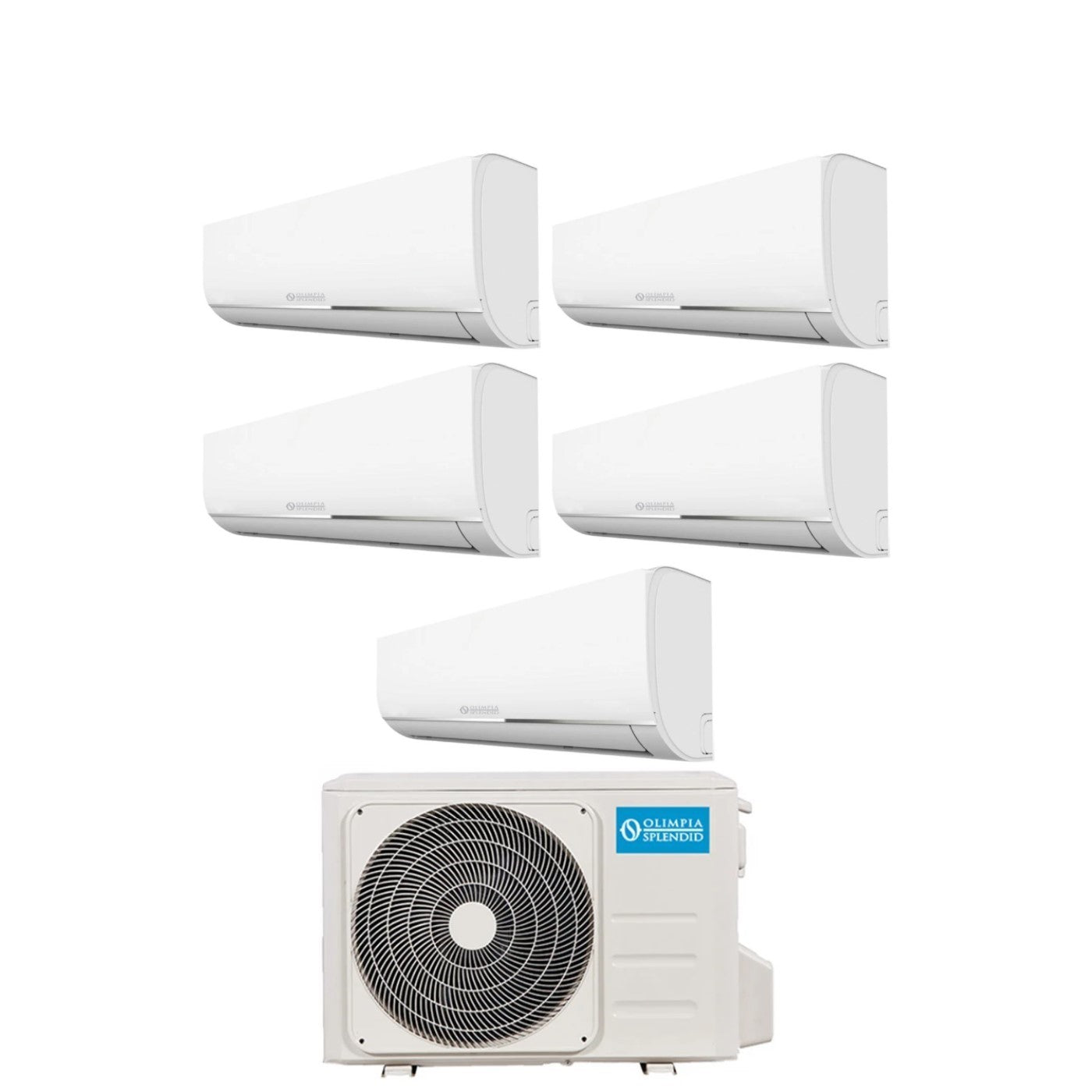 Air conditioner penta-split Olimpia Splendid Inverter series NEXYA S4 9+9+9+9+9 with OS-CEMEH42EI R-32 built-in Wi-Fi 9000+9000+9000+9000+9000