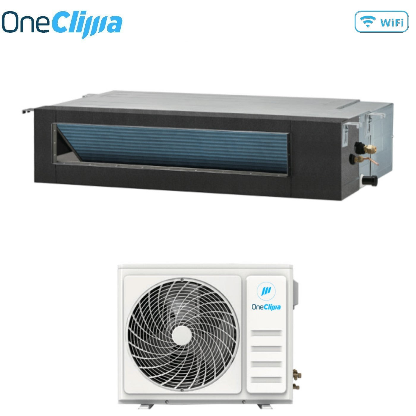 Air conditioner OneClima Canalizzato 18000 Btu AIR 18 CNL-M R-32 optional Wi-Fi with Controllo Cablato di series
