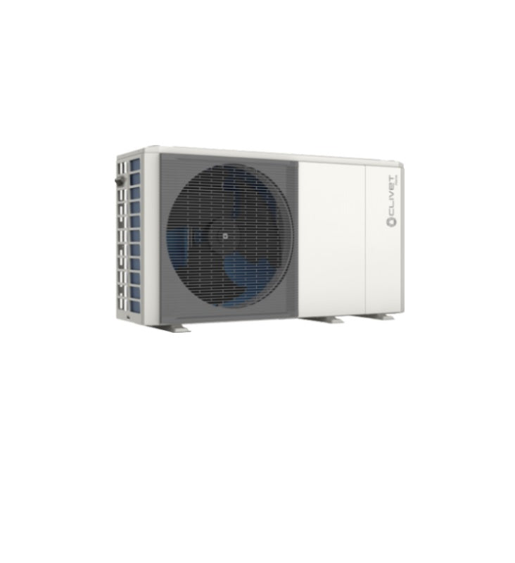 Monobloc Air-Water Inverter Heat Pump Clivet EDGE EVO 2.0 - EXC 15.9 kW WiSAN-YME 1 S 8.1 R-32 with wired control and wi-fi included
