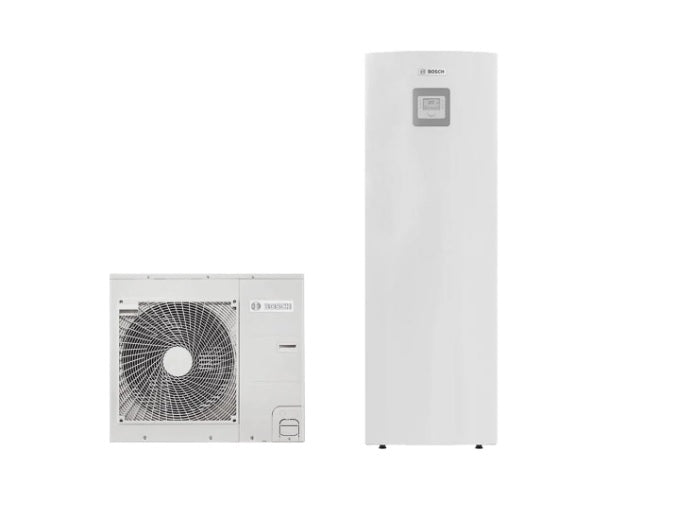 Pompa di Calore Splittata Aria-Acqua Reversibile Bosch COMPRESS 3000 AWS 8-MSS A+ R410A with bollitore bivalente integrato