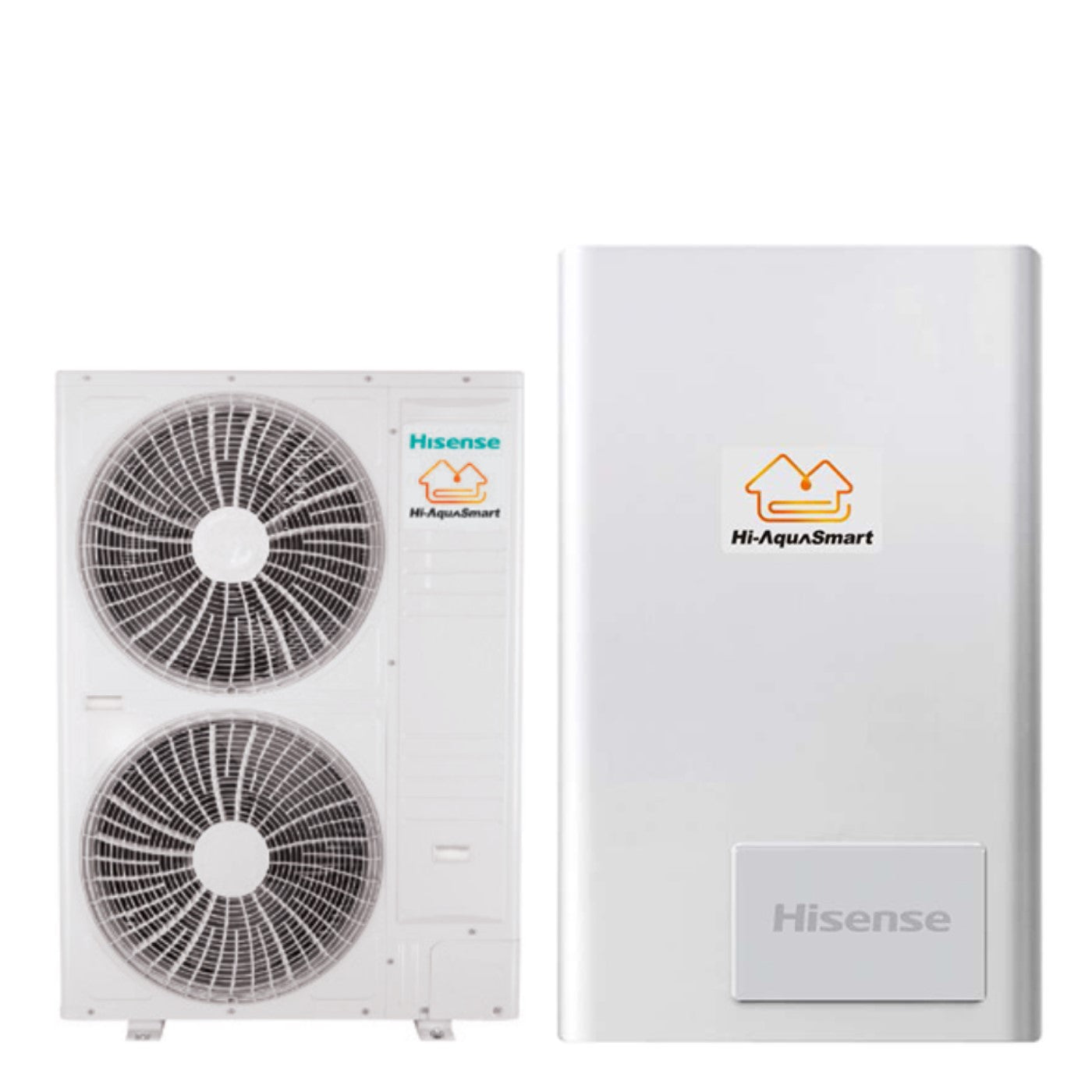Pompa di Calore Splittata Biventola Aria/Acqua Hisense Hi-AquaSmart AHM-160UXCSAPA3 + AHW-100UCSEPA R-410 with Comando Incluso