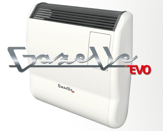 Gas Radiator Convective Stove Fondital GAZELLE EVO 5000 LPG 4.52 kW free smoke kit