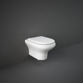 Vaso WC Sospeso Rak Compact Rimless In Ceramica Attacco 180 con Scarico a Parete