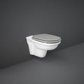 Rak Washington Suspended WC Vase In Ceramic Seat With Lid Rak Washington Original