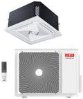 Condizionatore a Cassetta 4 Vie 90x90 Riello 42000 Btu AARIA PRO P AMK 125 P Trifase R-32 con Pannello e Telecomando inclusi