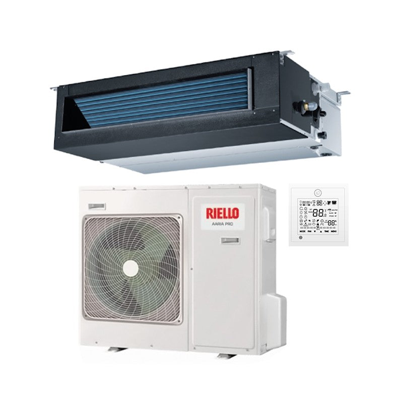 Condizionatore Canalizzato Riello 42000 Btu Aaria Pro AMD 125 PBI R-32 con Comando a Filo di serie