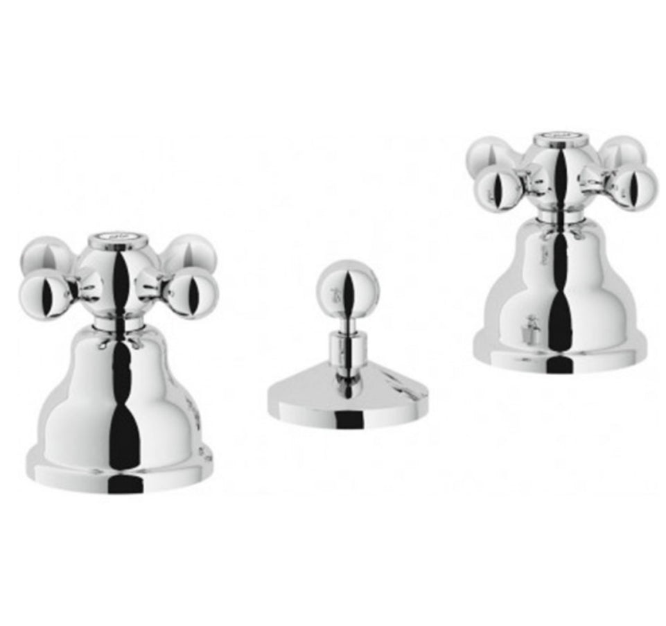 Bidet tap with 3 Nobili holes Grazia series Chrome finish art. GRC5015/CR