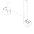 Sabiana 9071074 vloersteunen voor Carisma Whisper ventilconvector