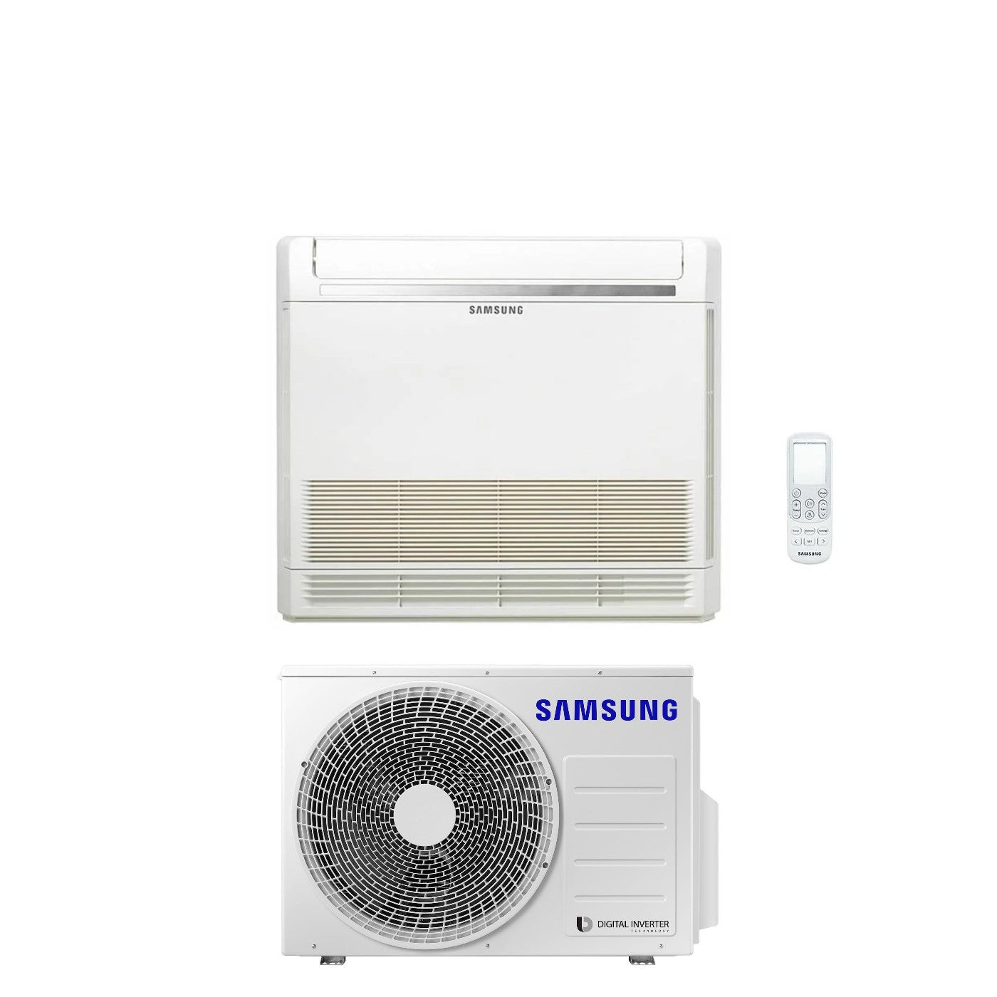 Air conditioner Samsung Inverter Pavimento Console 18000 Btu AC052RNJDKG/EU R-32 optional Wi-Fi with Telecomando di series Incluso