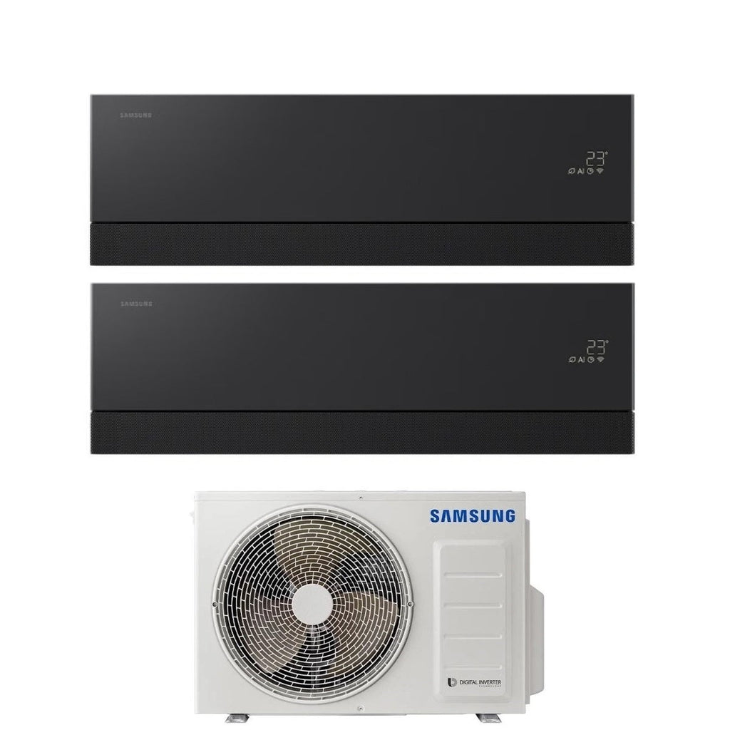 Samsung WindFree Première dual-split airconditioner zwart