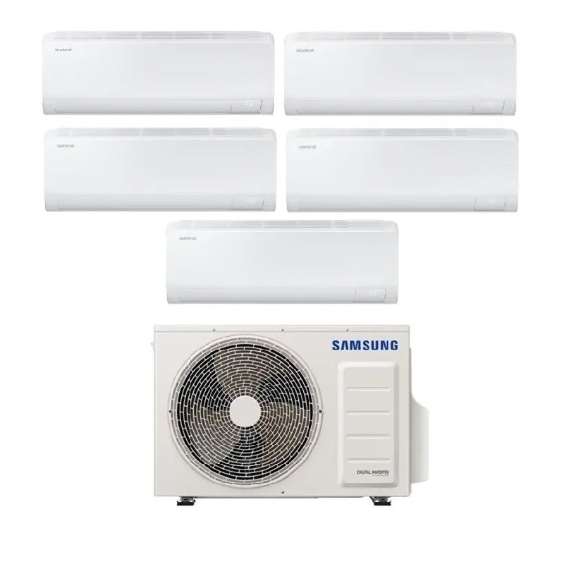 Samsung Cebu S2 penta-split airconditioner 9+9+9+12+12 met AJ100TXJ5KG (R-32, Wi‑Fi)