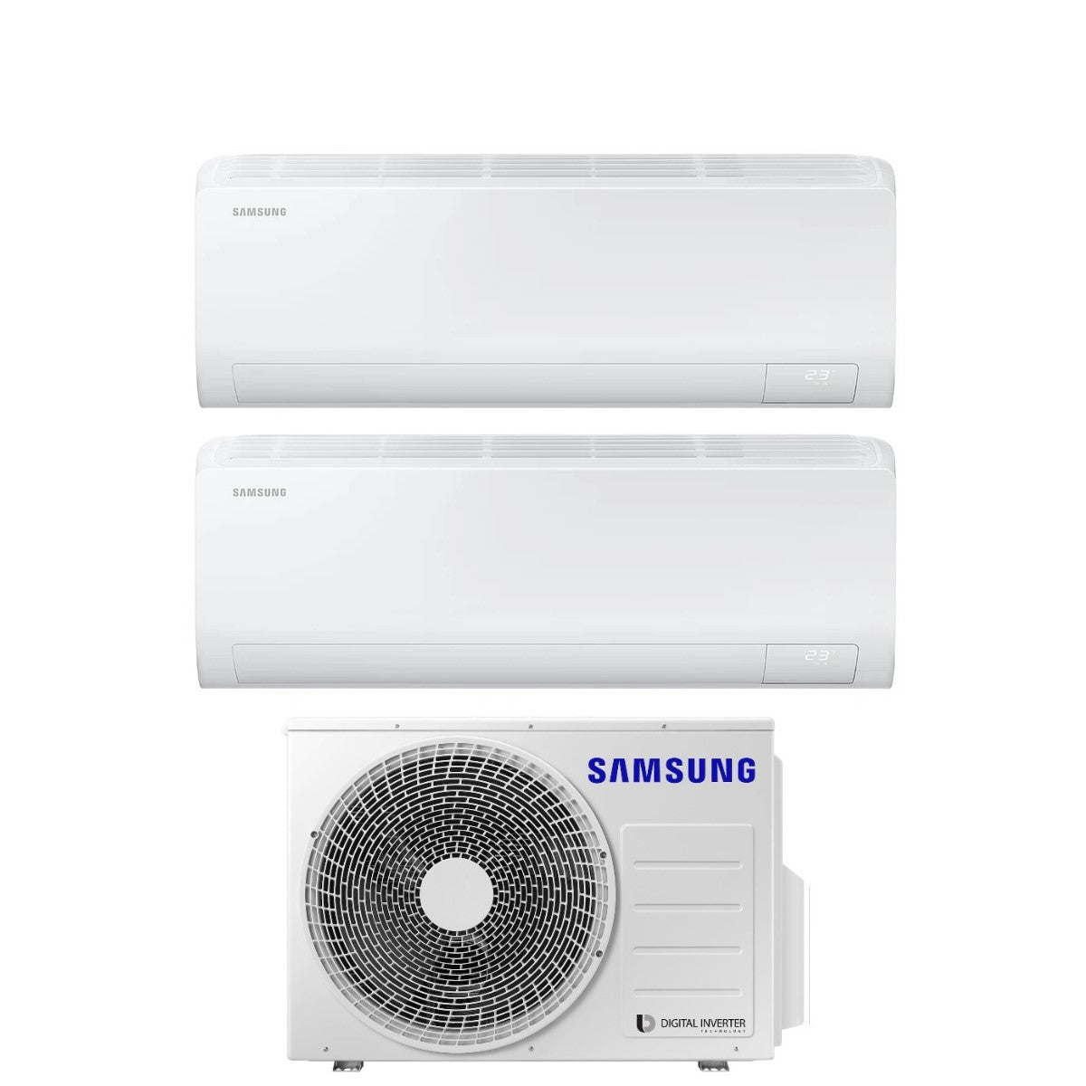 Air conditioner dual-split Samsung Cebu S2 12+12 with AJ068TXJ3KG R-32 built-in Wi-Fi