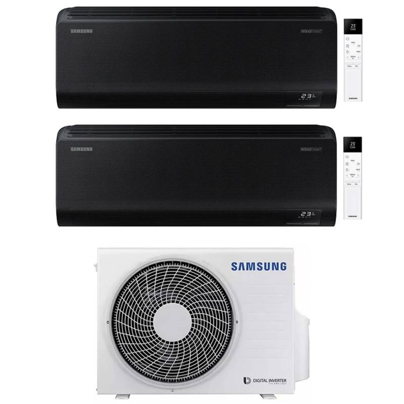 Samsung WindFree Black dual-split airconditioner