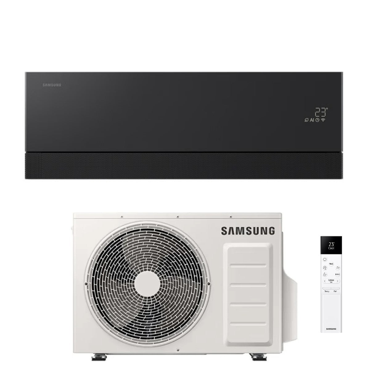 Condizionatore Samsung WindFree Première Black 7000 Btu F-AR07PRB R-32 Wi-Fi Integrato