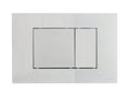 SCHWAB double flush plate mod. METIS for UP 199 waste cistern cod. P41-0110-0250 in matt chromed ABS