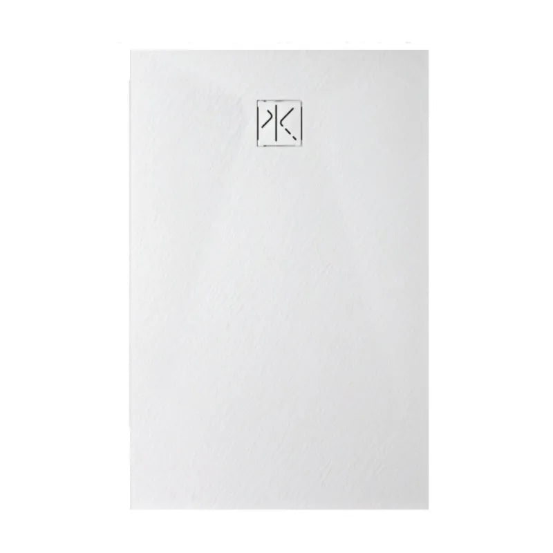 Piatto Doccia SFA Kinedo Pietraviva 120 x 70 cm in Resina Effetto Pietra Bianco Opaco
