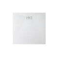 Piatto Doccia SFA Kinedo Pietraviva 90 x 90 cm in Resina Effetto Pietra Bianco Opaco