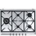 Piano Cottura A Gas Smeg Contemporanea 5 Fuochi Srv575Gh5 (L68,5xP50) Inox