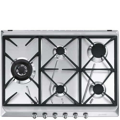 Piano Cottura A Gas Smeg Contemporanea 5 Fuochi Srv575Gh5 (L68,5xP50) Inox