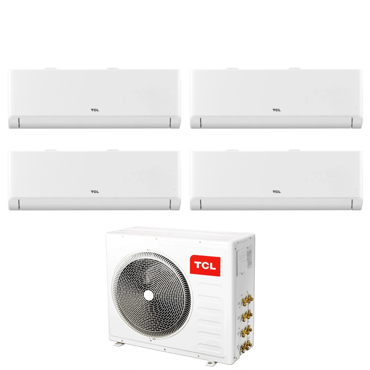 TCL BreezeIN 9+12+12+12 BTU Quad-Split Air Conditioner R-32 Wi-Fi Built-in | MT3240