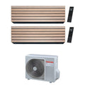 Toshiba Daiseikai 9+9 BTU Dual-Split Air Conditioner Inverter R-32 Wi-Fi Built-in | RAS-2M10G3AVG-E