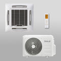 Unical CS10 48H cassette airconditioner