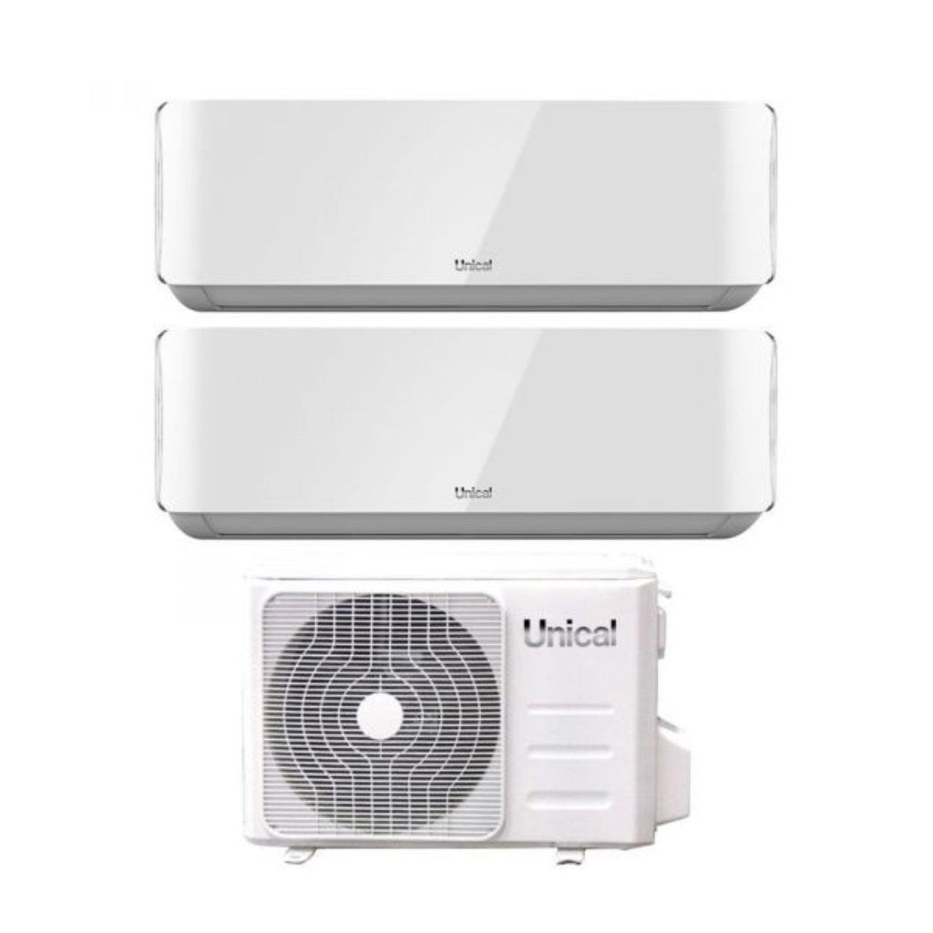 Air conditioner dual-split Unical Air Cristal 10+13 (9+12)with KMX3 21HE R-32 optional Wi-Fi