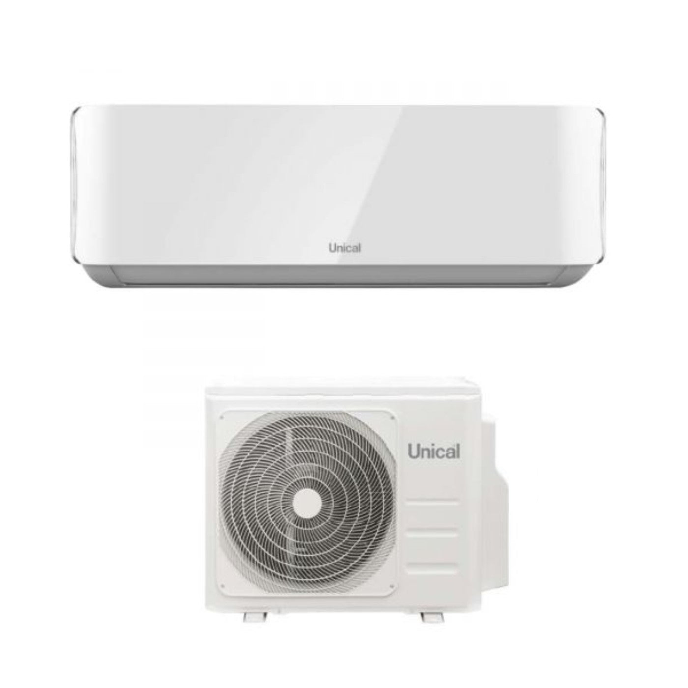Unical Inverter Mono Split Air Conditioner AIR CRISTAL series 10000 Btu KMUN 10H R-32 Wi-Fi Optional