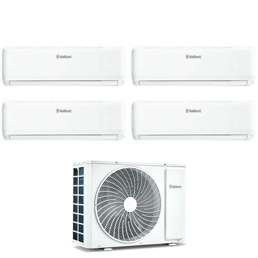 Air conditioner quad-split Vaillant Inverter series CLIMAVAIR PRO 7+7+9+18 with VAM1-080A4NO R-32 built-in Wi-Fi 7000+7000+9000+18000